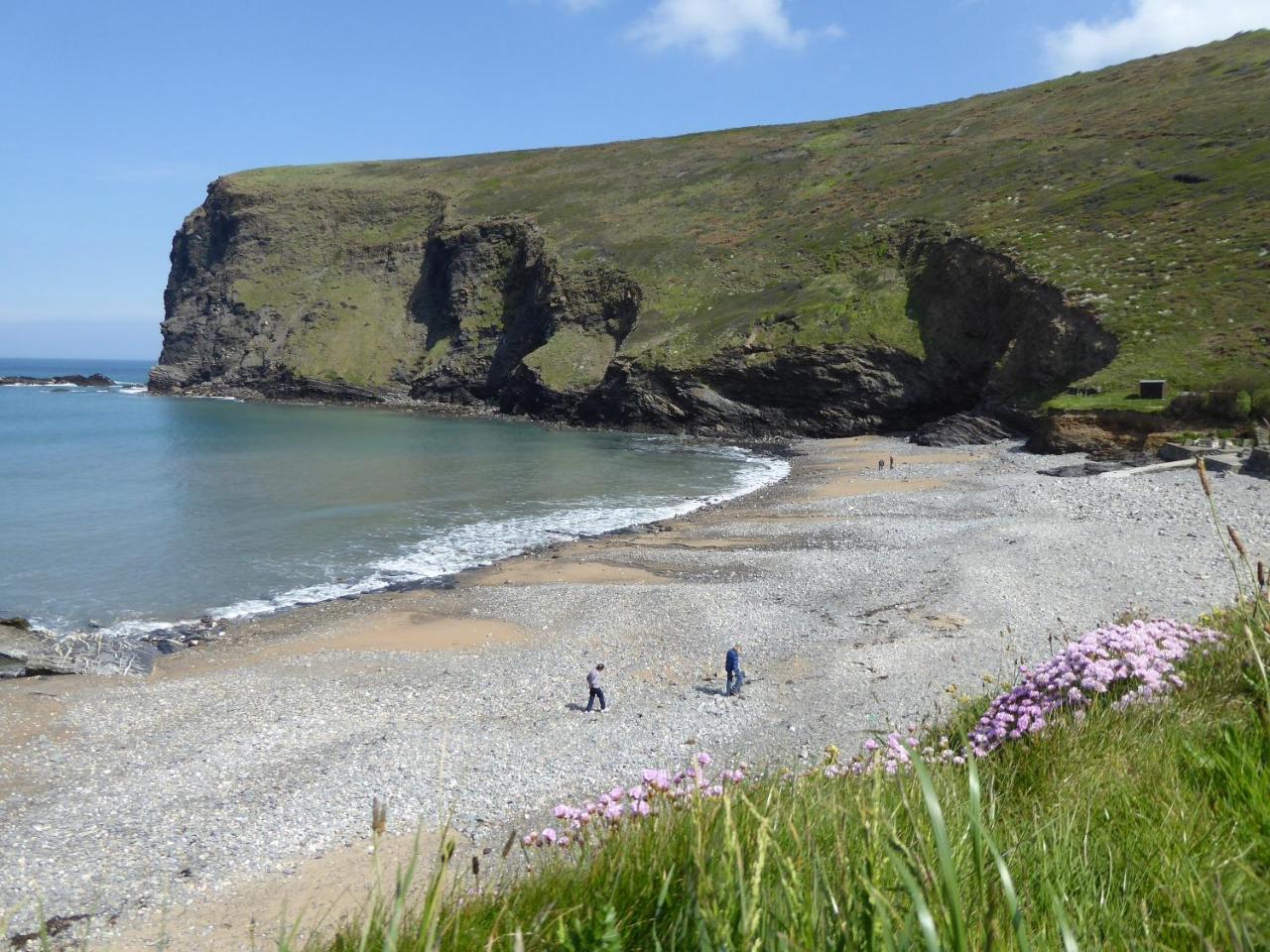 Lower Tresmorn Farmhouse Crackington Haven Exteriör bild